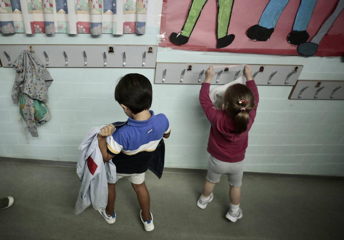 Los alumnos matriculados en Infantil han crecido este curso en Burgos.