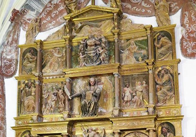 Retablo de la iglesia de Quintanilla de Riofresno.