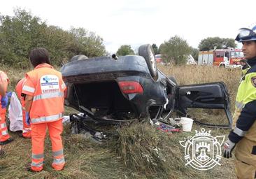 Un muerto y dos heridos en un accidente en Burgos