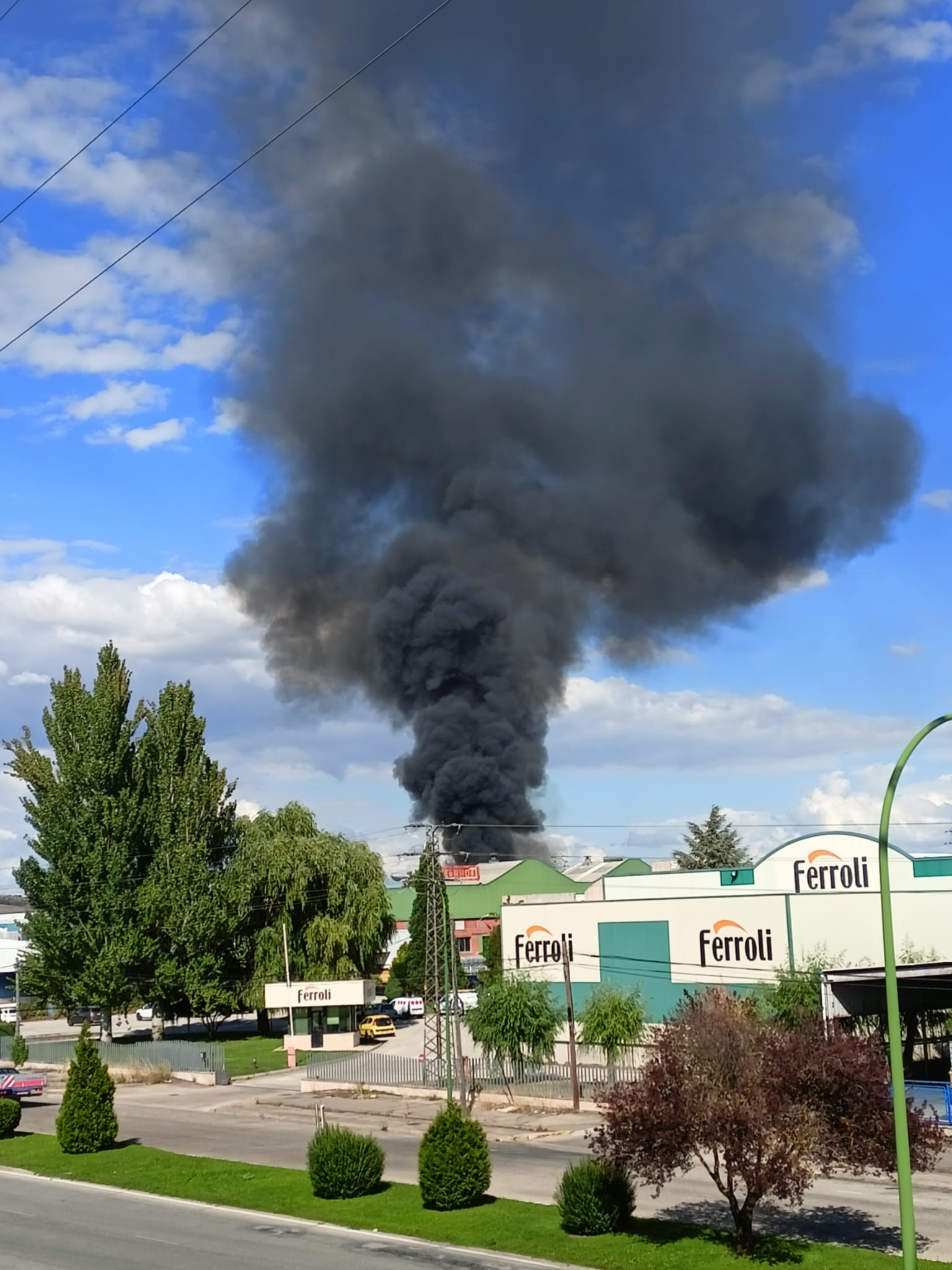 Imágenes del incendio de Torreplas en Burgos