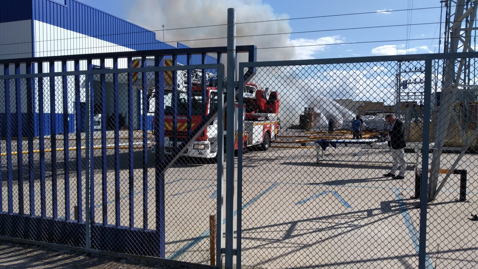 Imágenes del incendio de Torreplas en Burgos