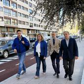 Ayala avanza que continuarán ampliando el carril bici y conectando los polígonos