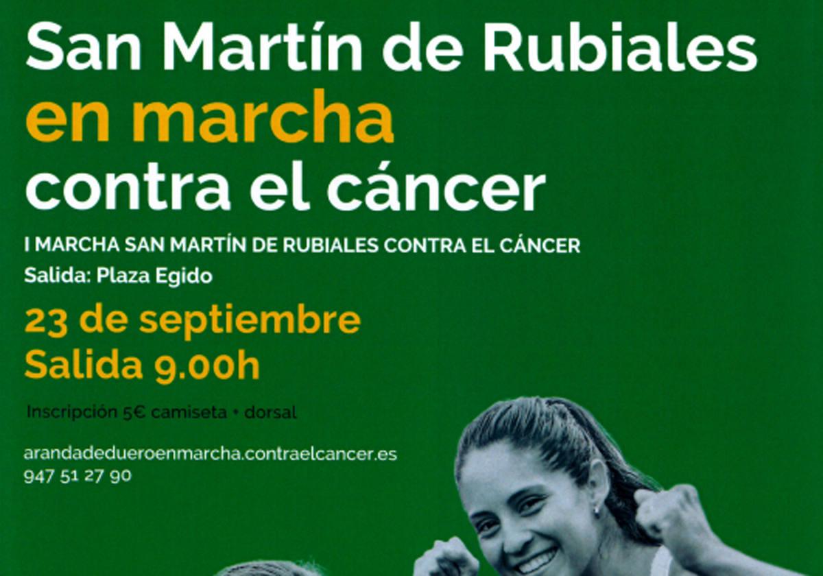 La AECC celebra la 'I Marcha San Martín de Rubiales contra el cáncer'