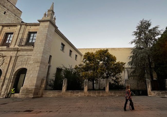 Vista del jardín que se remodelará con el nuevo proyecto