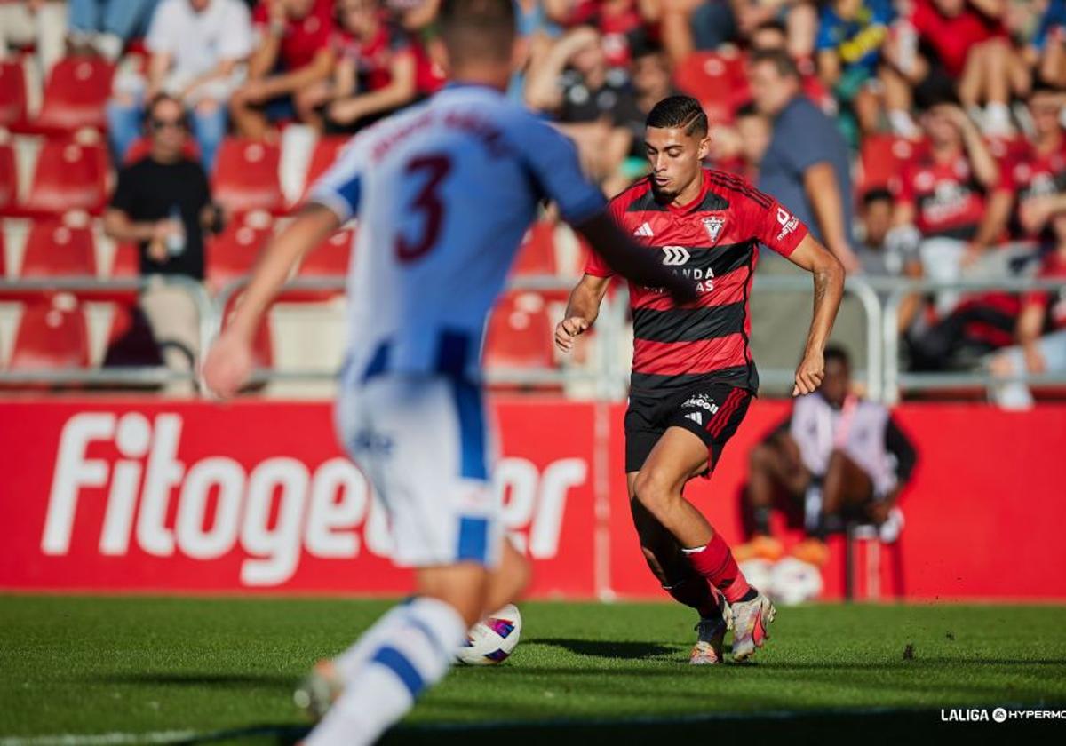 El Mirandés cayó derrotado frente al Leganés.