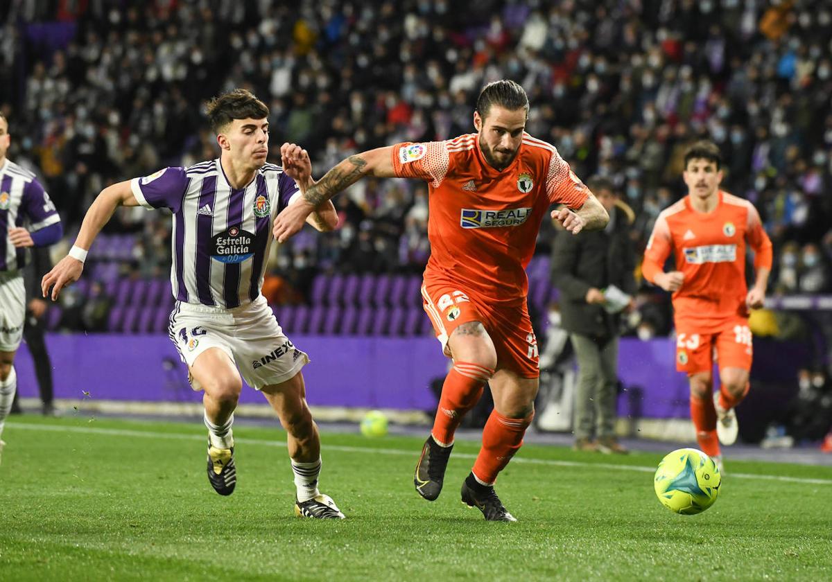 Imagen del último encuentro del Burgos CF disputado en el José Zorrilla.