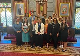 Recepción a las mujeres empresarias en el Ayuntamiento de Burgos.
