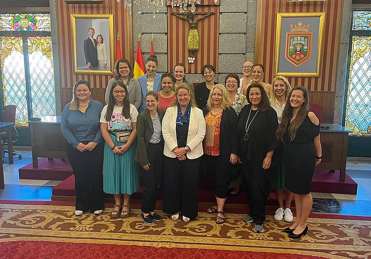 Recepción a las mujeres empresarias en el Ayuntamiento de Burgos.