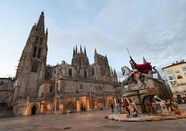 Falla del Cid Campeador por el motivo del VII Centenario de la Catedral de Burgos