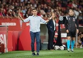 Alessio Lisci durante el encuentro.