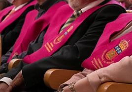 Graduación de Mayores, en un curso anterior.