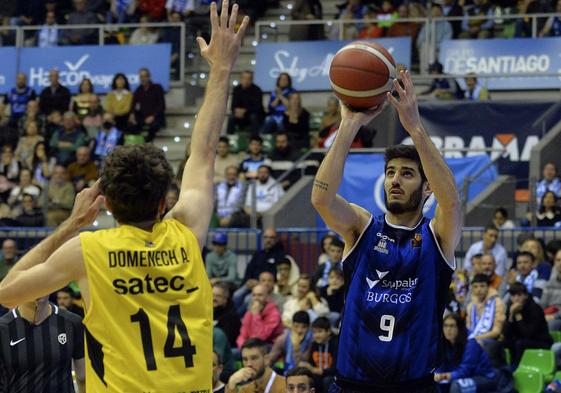 Barrera, en el encuentro frente al Alimerka Oviedo de la temporada pasada.