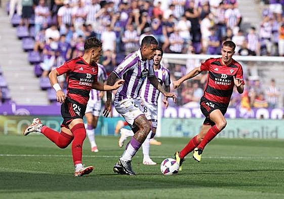 El Mirandés ha caído en el Zorrilla