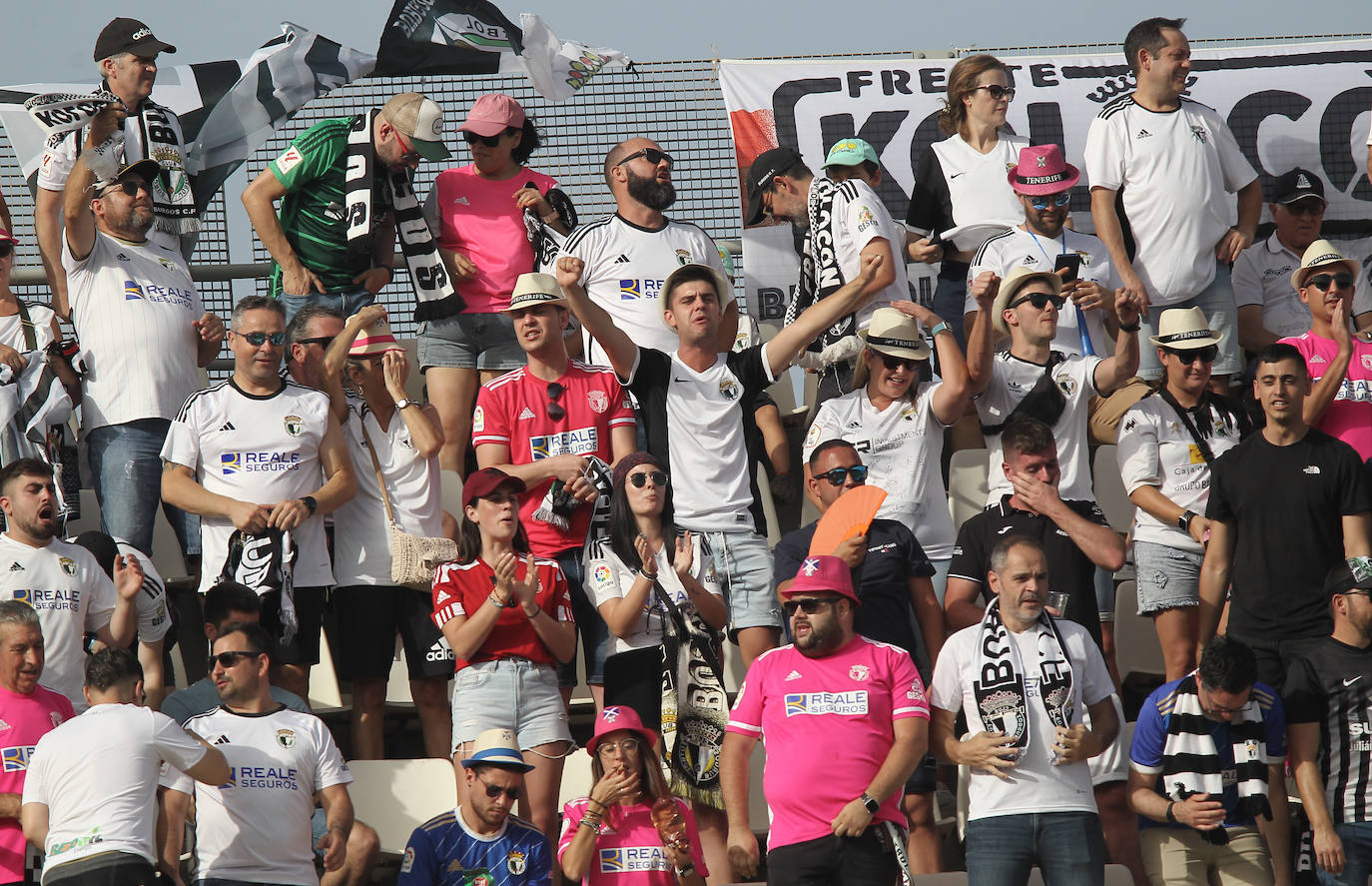 Imágenes del partido entre el Burgos CF y el Tenerife