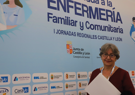 Dolores Sánchez fue profesora en la antigua Escuela de Enfermería de Burgos.