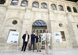 Ayala presentó los detalles de la reforma en el claustro del propio monasterio.