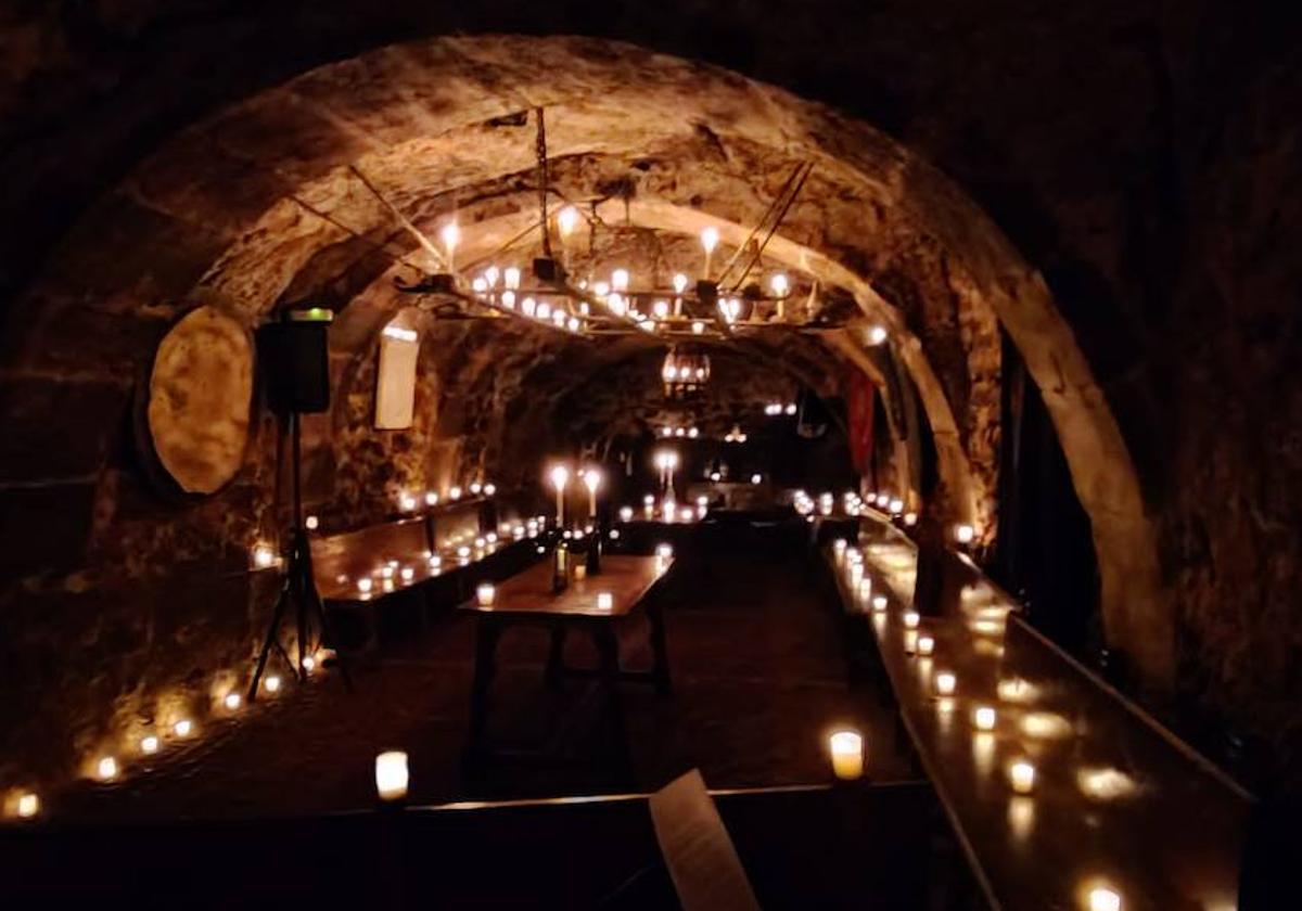 Bodega de la peña Tierra Aranda este sábado.