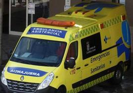 Una ambulancia en Burgos.