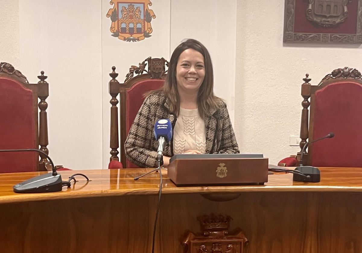 La concejal de Personal del Ayuntamiento de Aranda, María Ortuño