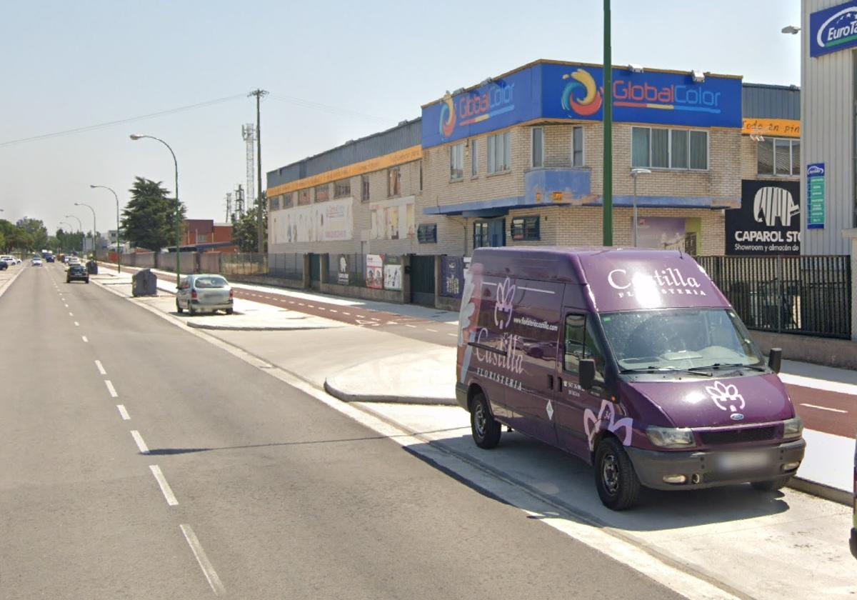 Imagen de archivo de la calle en la que ha ocurrido el accidente, la calle Padre Arregui de Burgos.