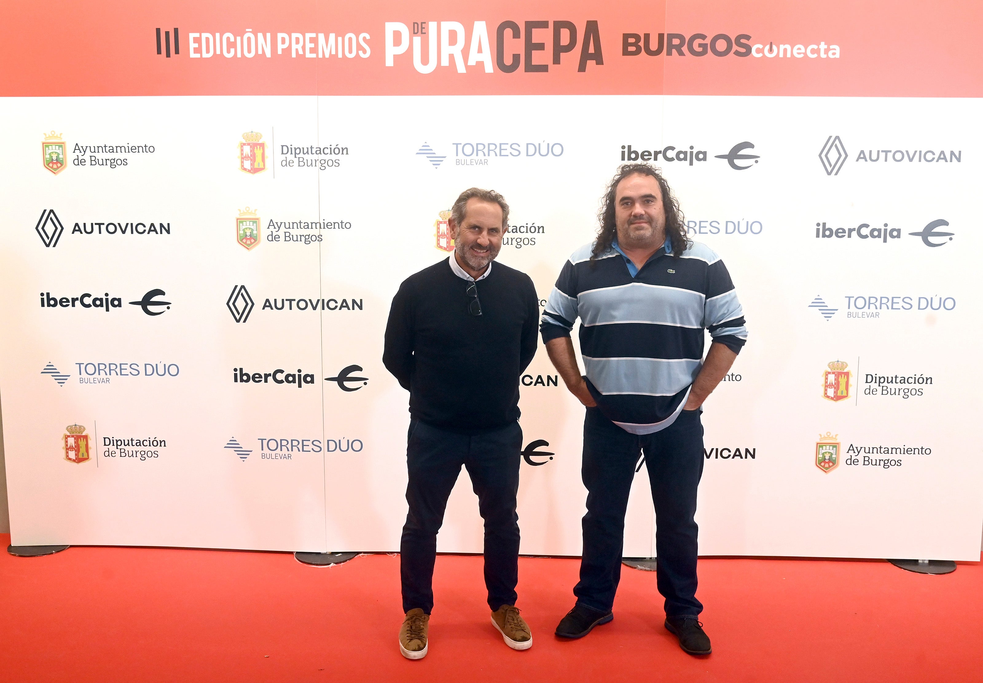 José María del Río y Julián Angulo (Club Burgalés de Vehículos Históricos)