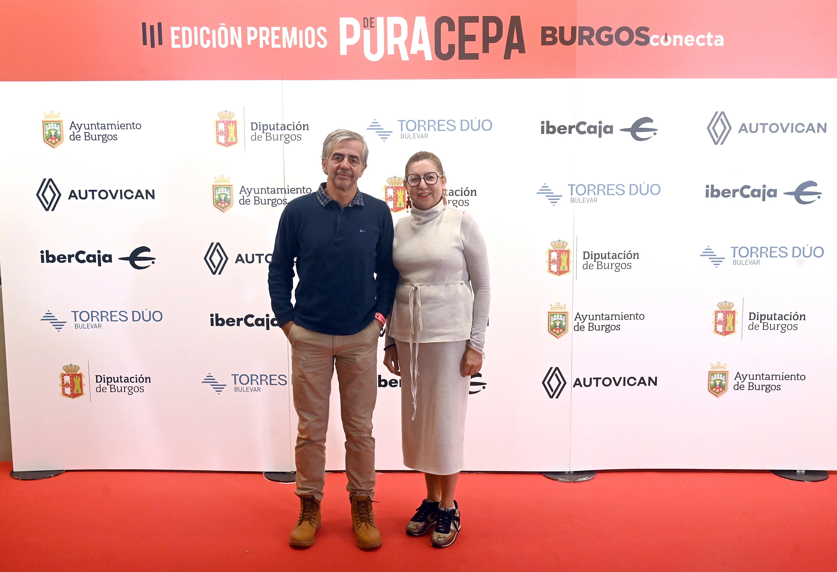 Javier de la Fuente y Ana María García (alcaldesa de Santibáñez del Val)