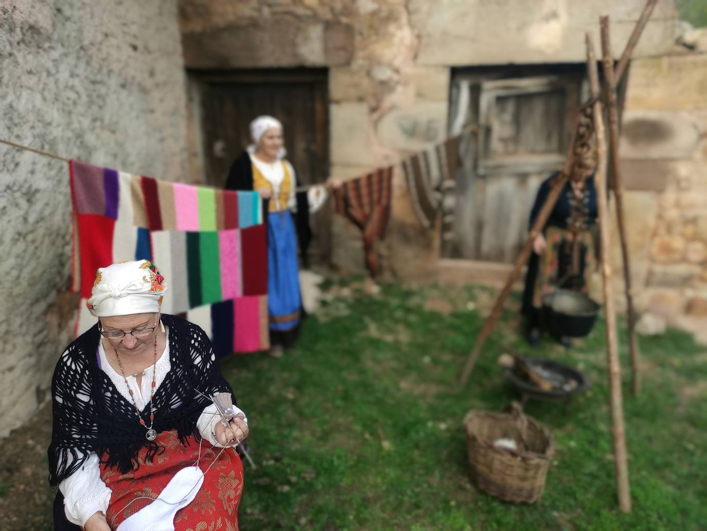 La trashumancia se apodera de Tolbaños de Arriba