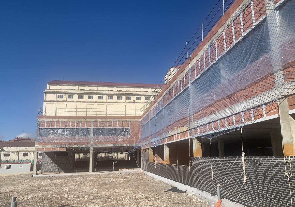 Obras en el centro de salud García Lorca, en Burgos.