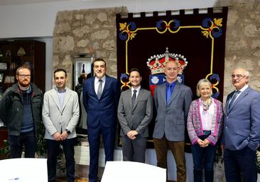 El alcalde de Aranda visita la UBU para avanzar en el futuro campus universitario de la ciudad