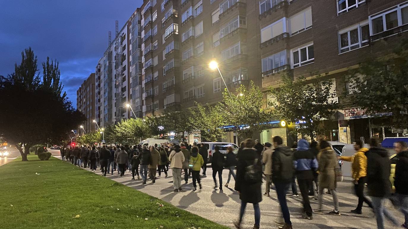 Manifestación en defensa del Centro Social Recuperado Gamonal