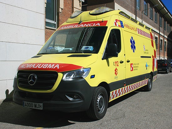 Ambulancia de Sacyl.