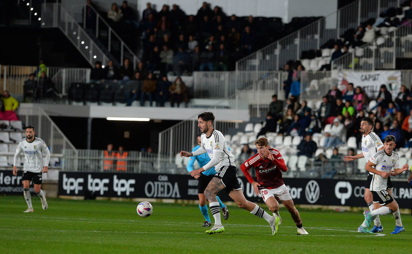 El empate del Burgos CF frente al Zaragoza, en imágenes