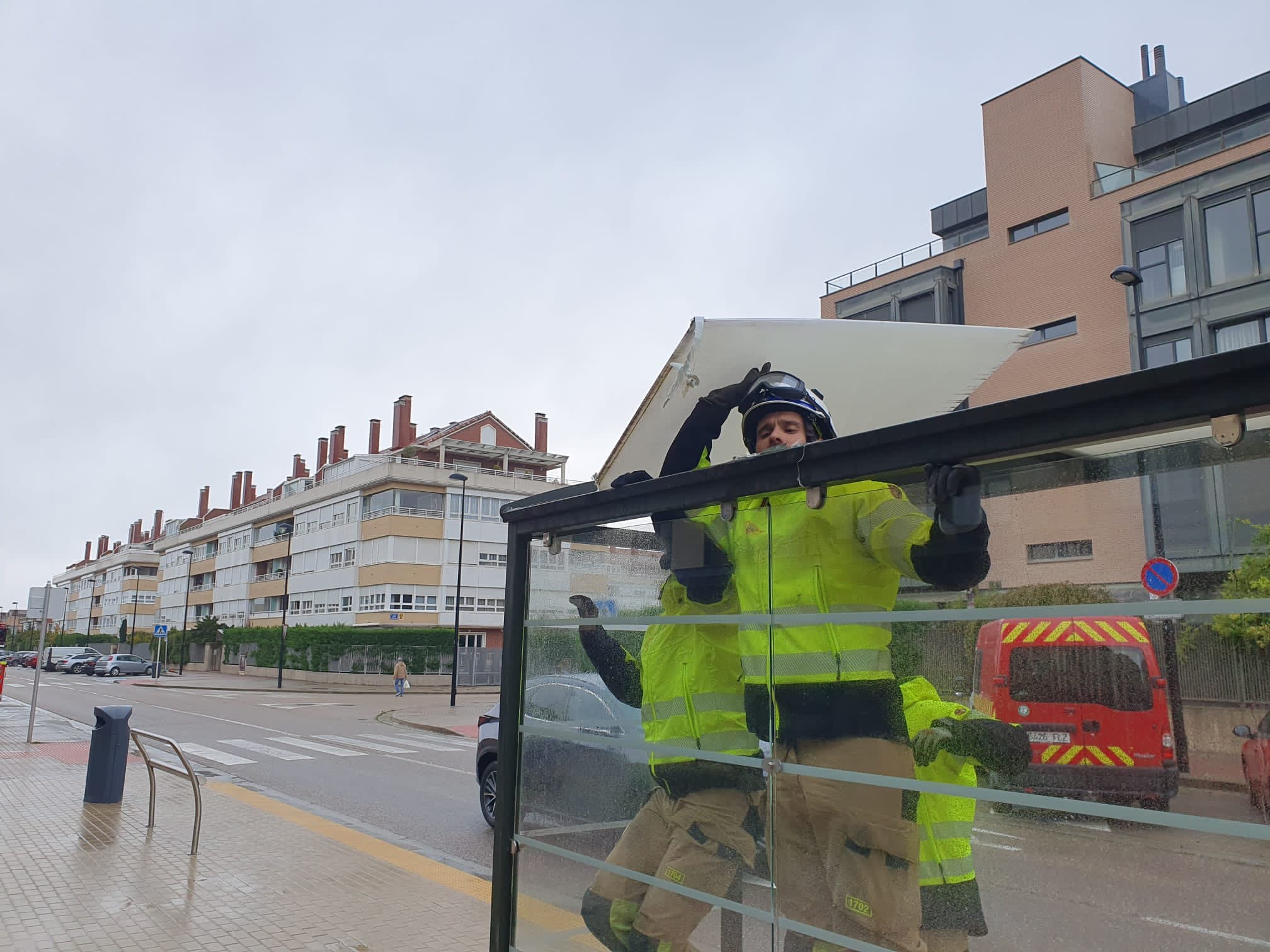 El temporal de viento azota Burgos