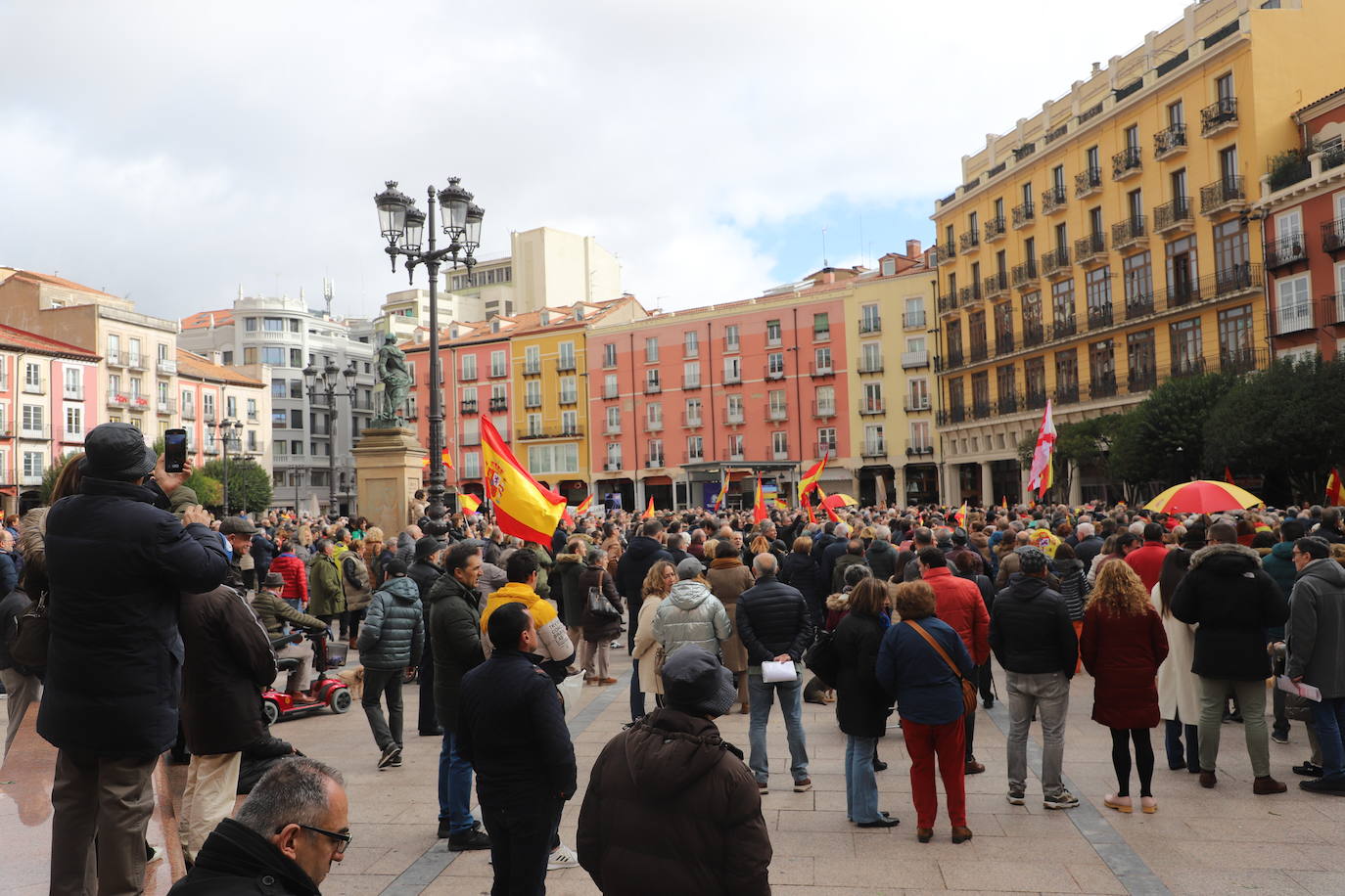 Manifestación contra la amnistía en Burgos