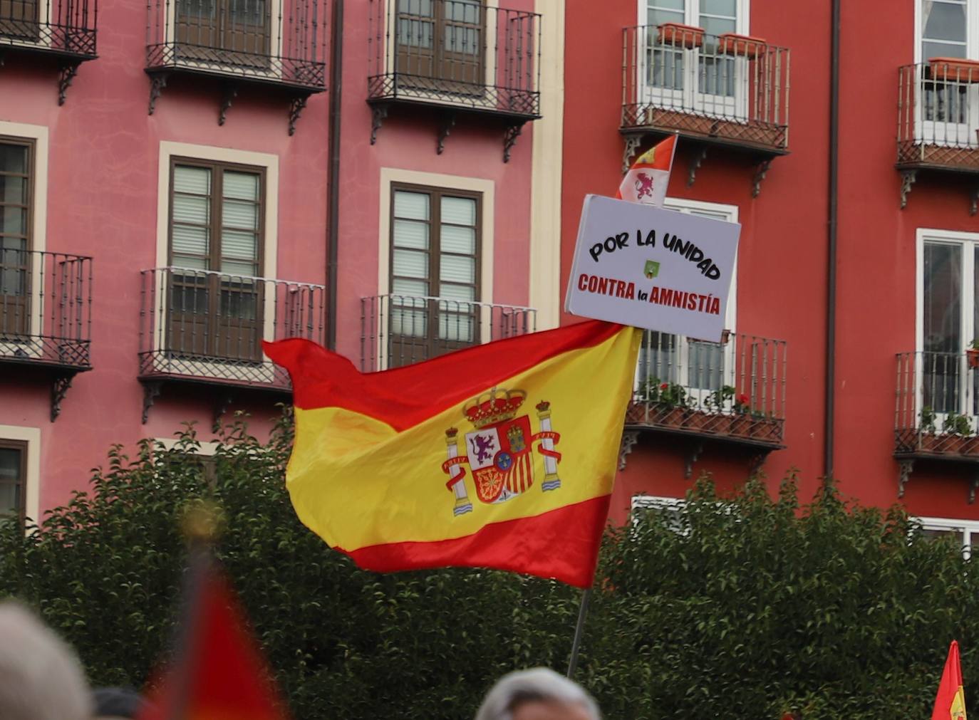 Manifestación contra la amnistía en Burgos