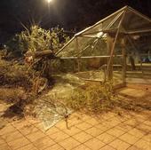 Las rachas de viento causan decenas de incidencias en Burgos