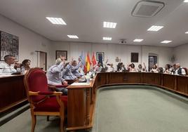 Votación en el Ayuntamiento de Aranda de Duero