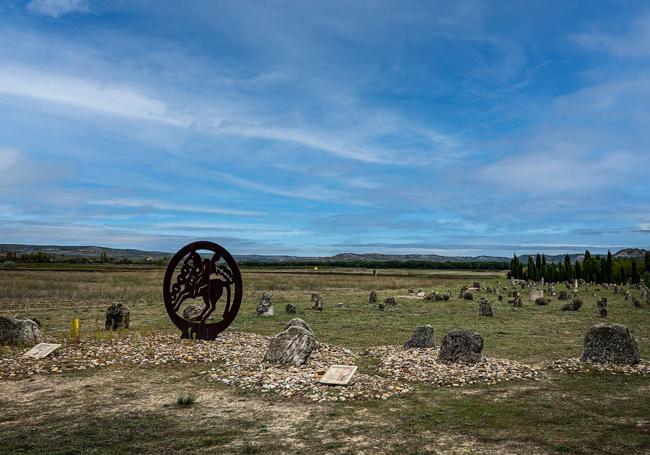 Yacimiento arqueológico Pintia vaccea.