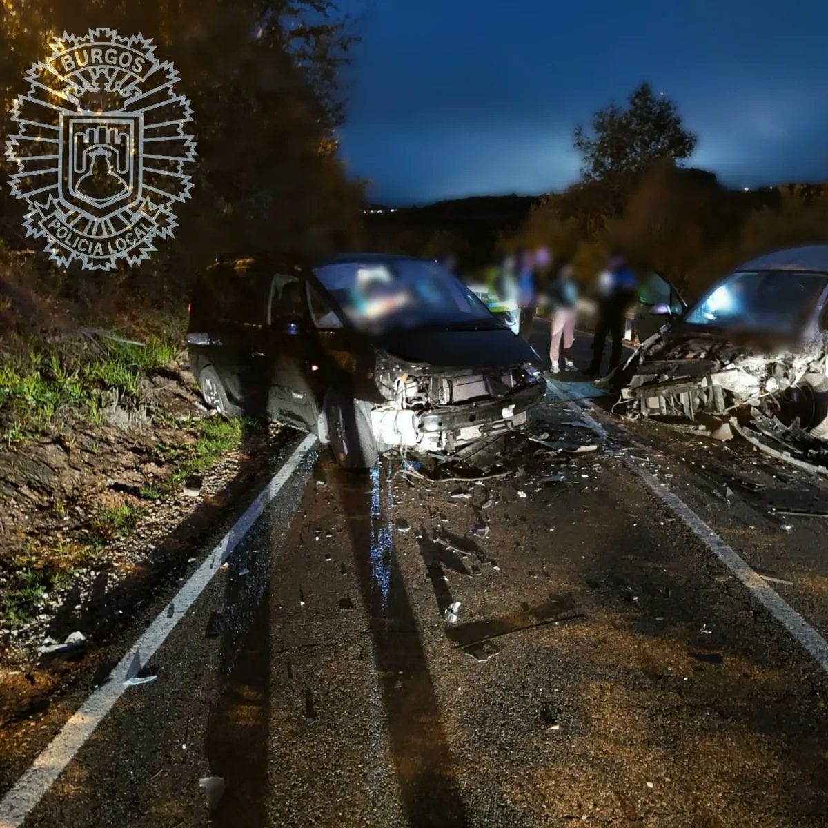 El accidente en Cardeñadijo, en imágenes