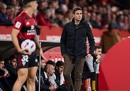 Alessio Lisci, entrenador del CD Mirandés.