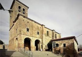 Iglesia de Hornillos del Camino, pueblo que en breve estará de fiestas.