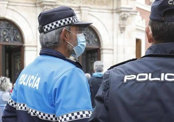 La Policía Local de Burgos actuó conjuntamente con la Policía Nacional.