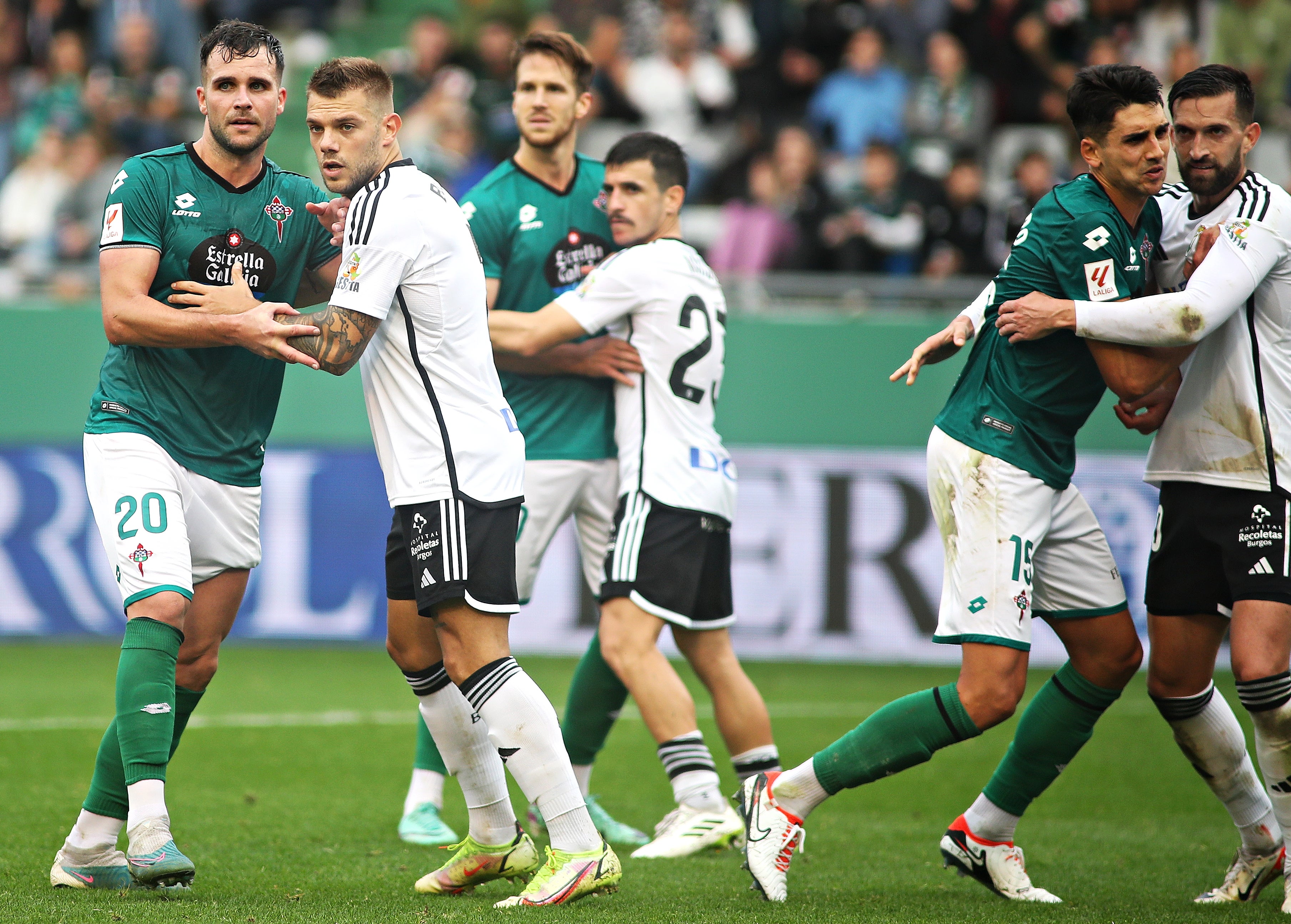 El empate del Burgos CF, en imágenes