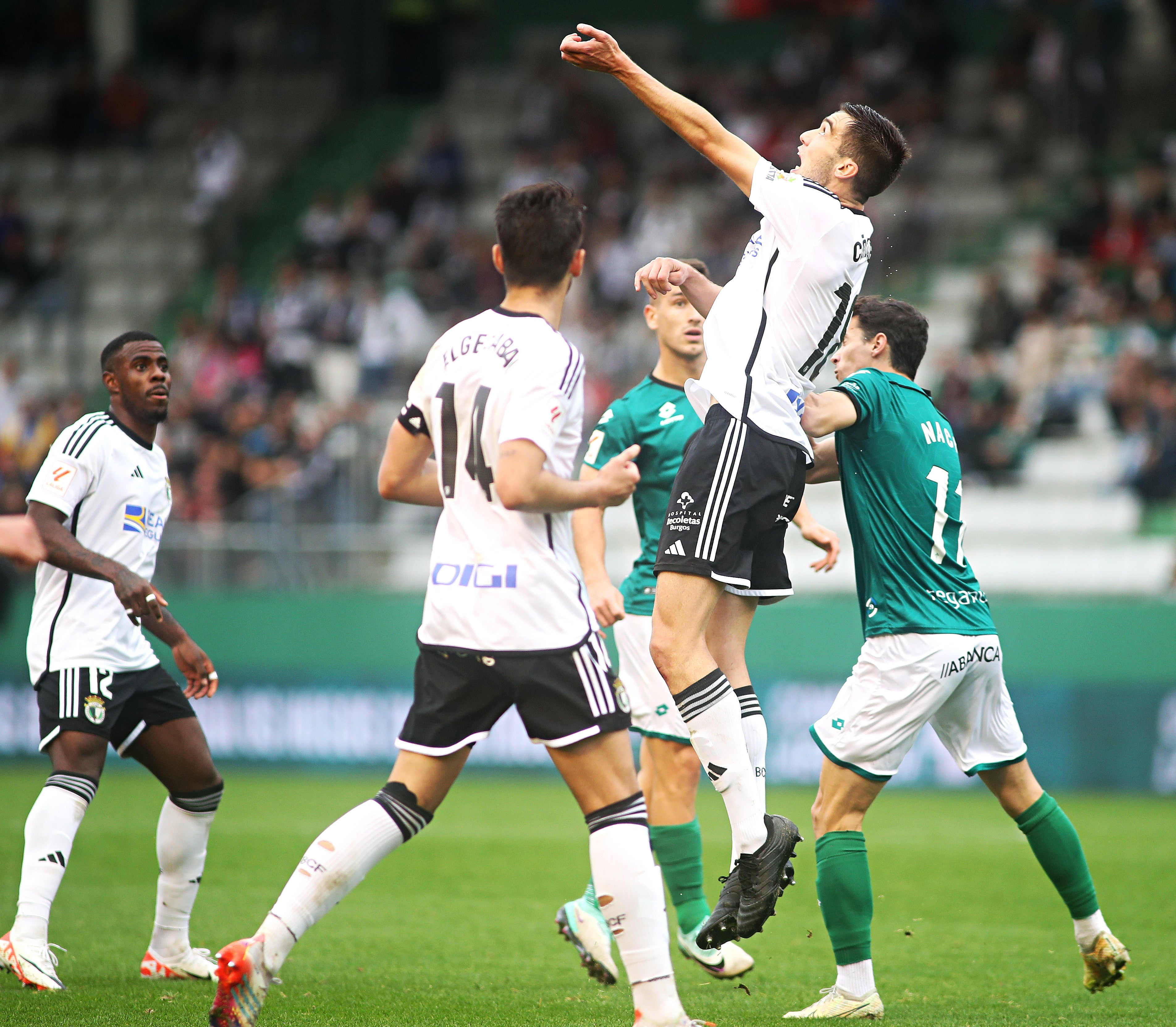 El empate del Burgos CF, en imágenes