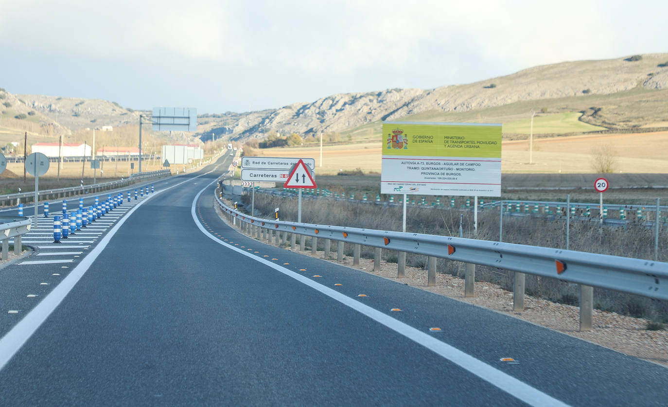 Comienzan las obras de la A-73 entre Quintanaortuño y Montorio