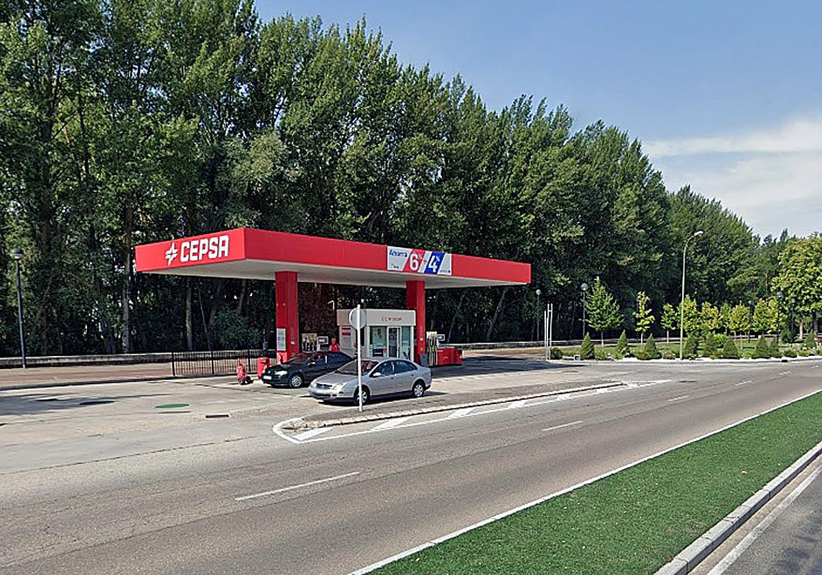 Gasolinera del paseo de Fuentecillas en Burgos.