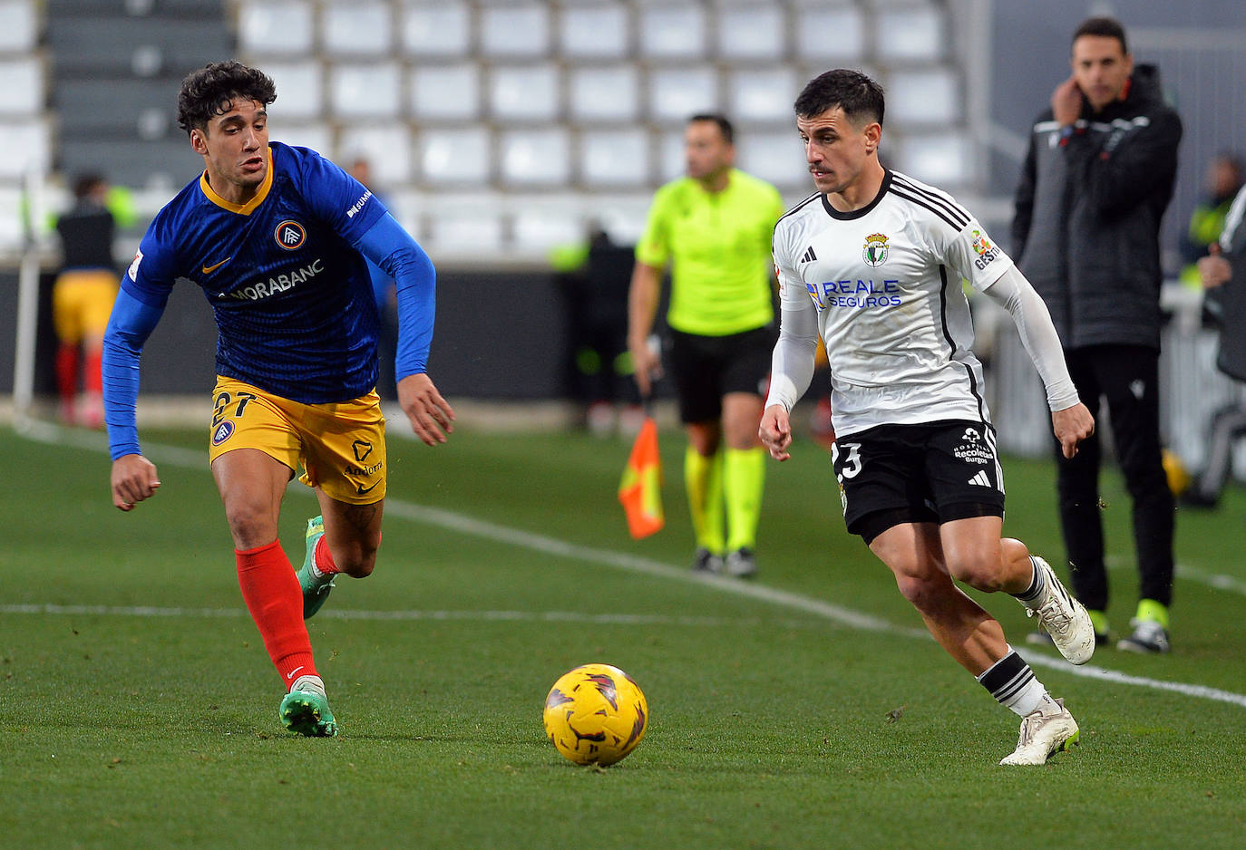 El Burgos CF no puede pasar del empate ante el Andorra