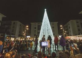 Encendido del alumbrado navideño.