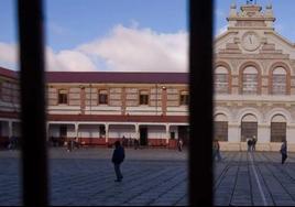 El patio de la prisión de Burgos.