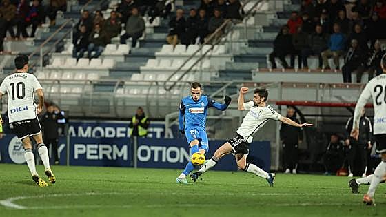 La primera victoria del Burgos CF a domicilio, en imágenes